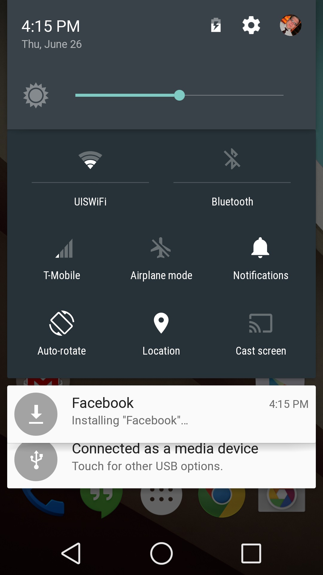 Notifications in Android L - for some reason we don't have an alt tag here