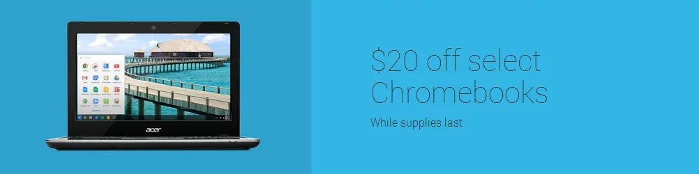 Chromebook 20 sale - for some reason we don't have an alt tag here