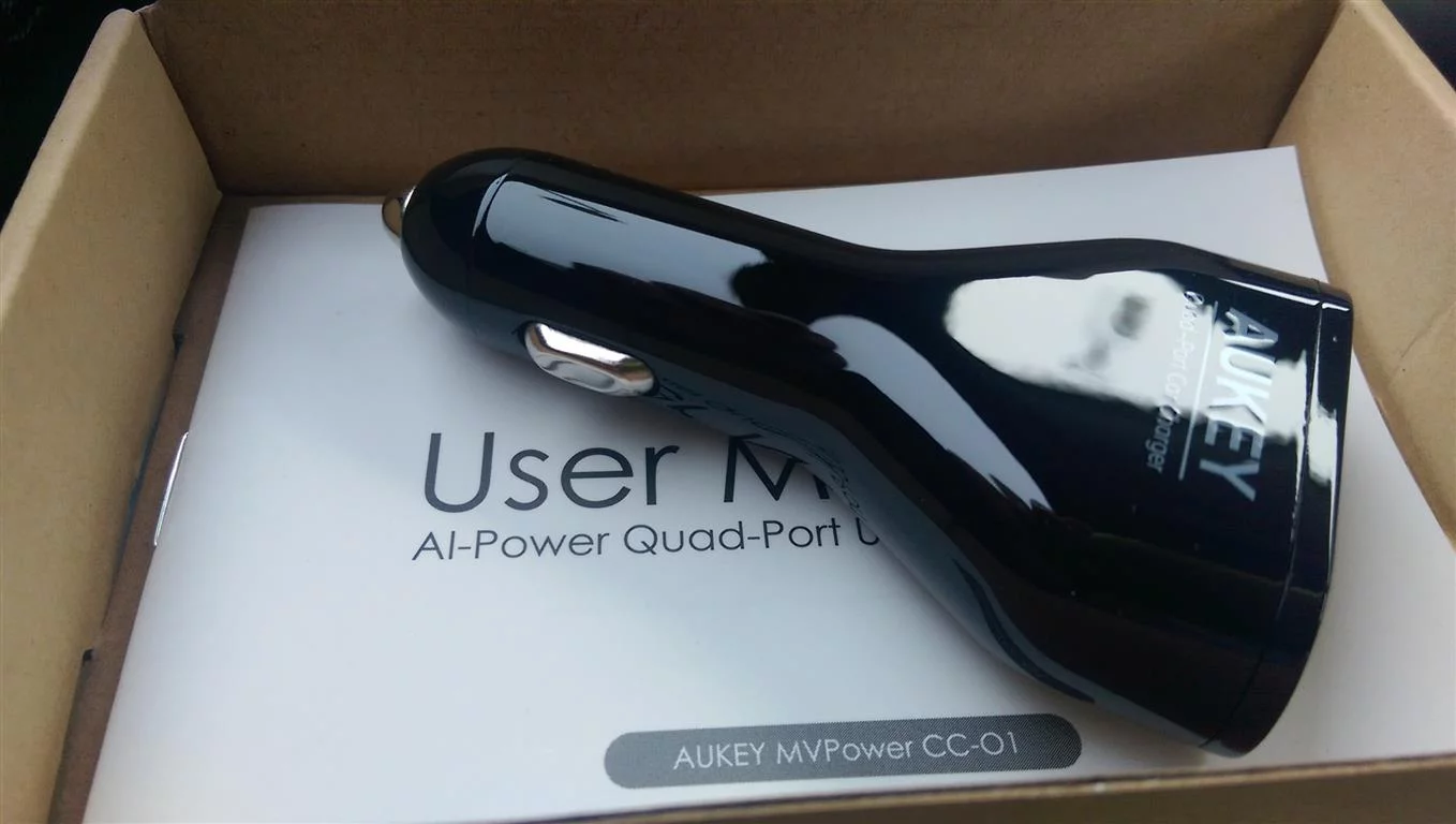 Aukey AI-Power Quad-Port USB Car Charger