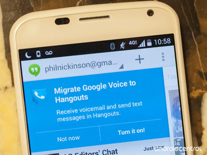 Google Voice Hangouts