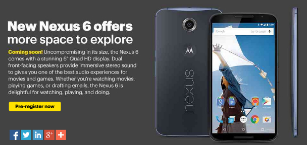 Nexus 6 Sprint preregister - for some reason we don't have an alt tag here