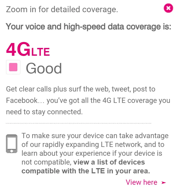 T Mobile coverage - for some reason we don't have an alt tag here