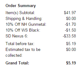 Order Summary - for some reason we don't have an alt tag here