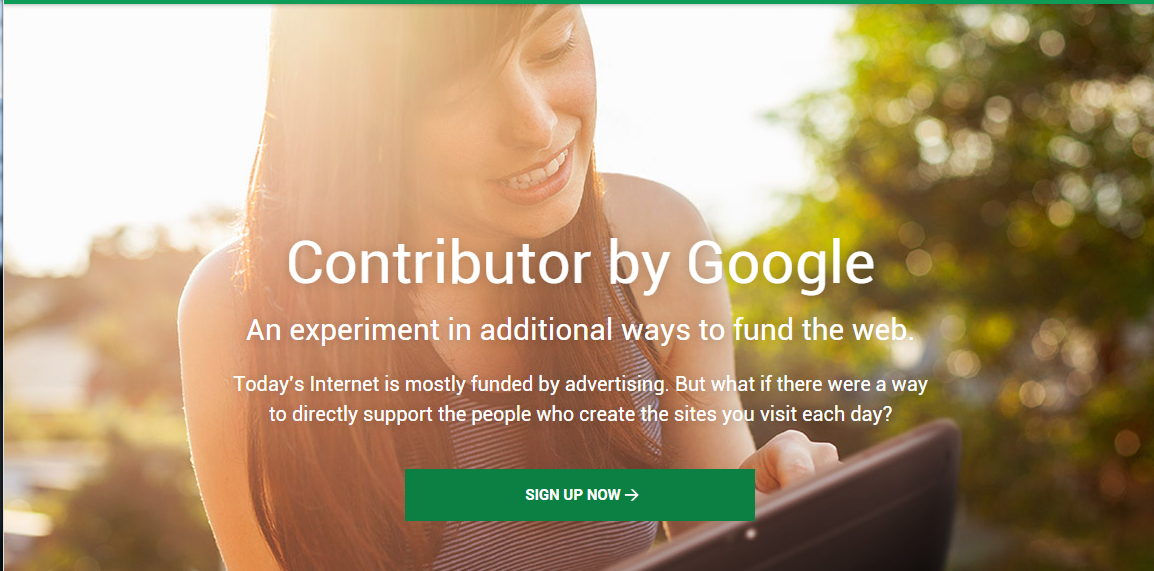 Contributor by Google light overload