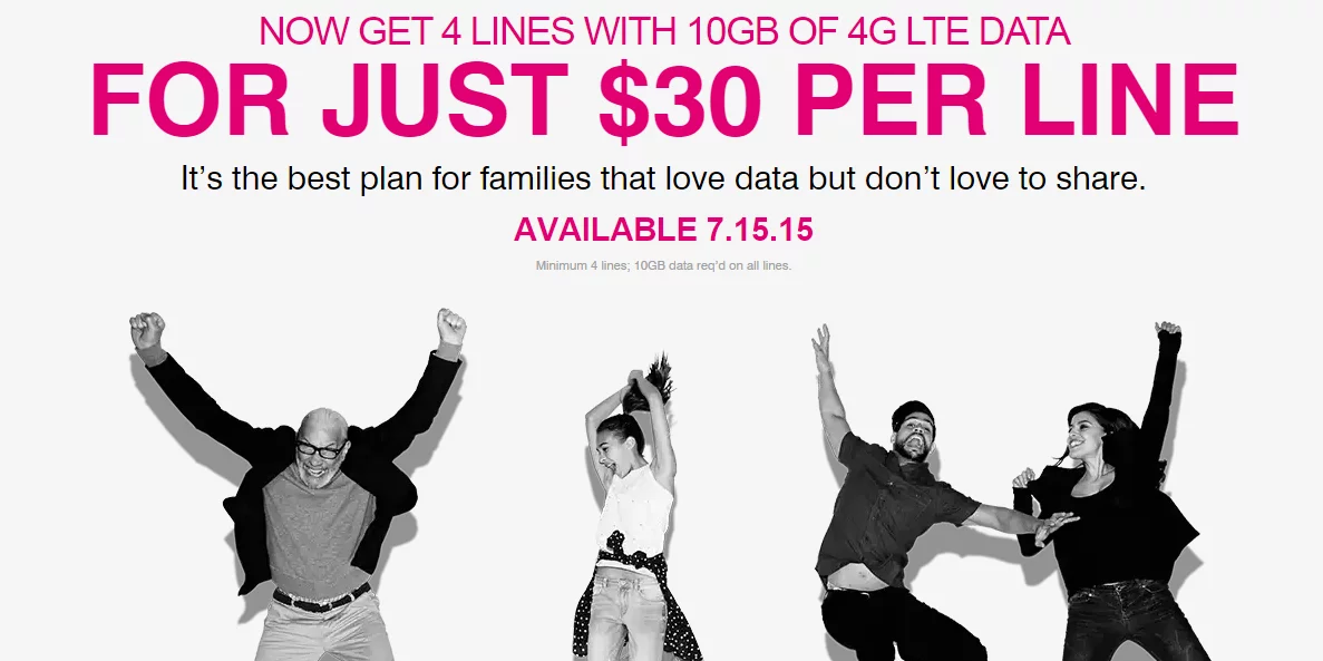 New T Mobile Family Plan - for some reason we don't have an alt tag here