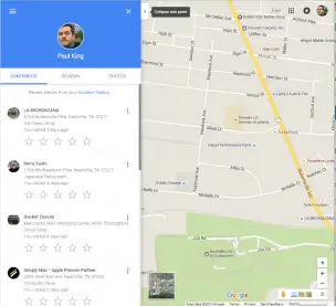 Google Local guides contributions