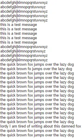 the quick brown fox