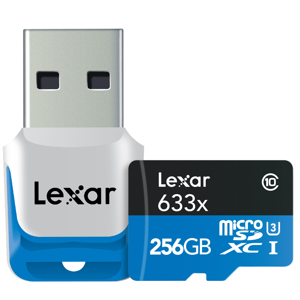 lexar hp 633x microsd 256gb card reader prod image - for some reason we don't have an alt tag here