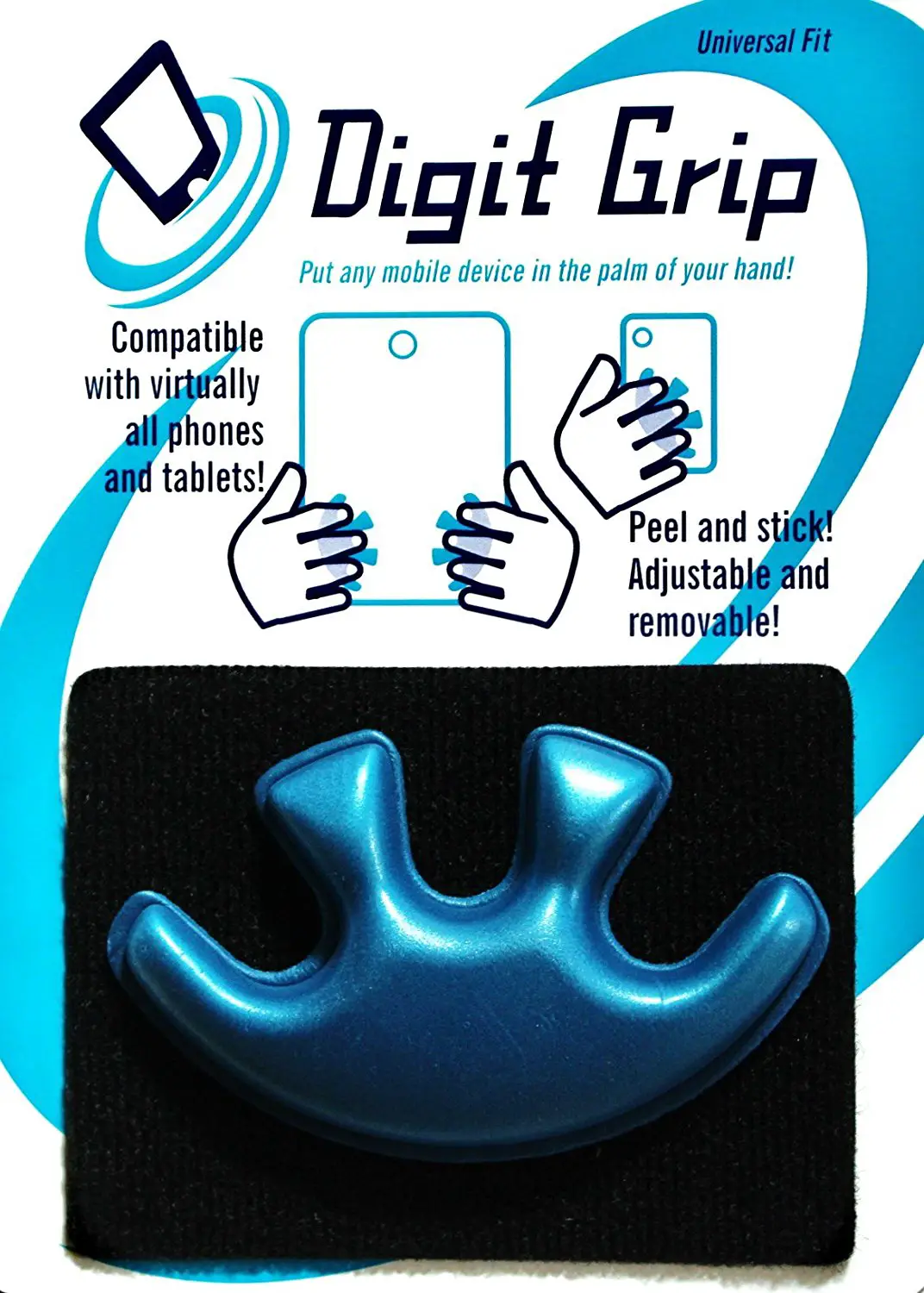 Digit Grips Slime Green Stick and Go Universal Cell Phone and Tablet Grip 