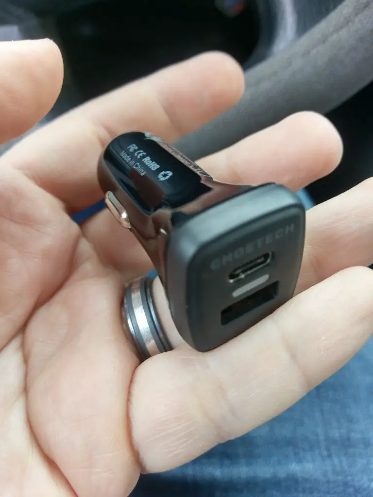 CHOETECH USB C Car Charger with Qualcomm Quick Charge 3.0