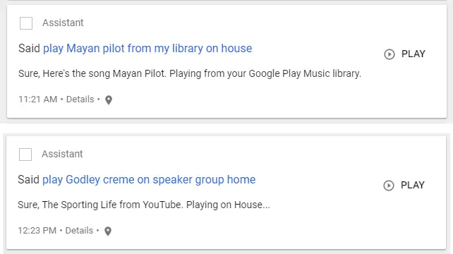 Google Home working with speaker groups and personal library