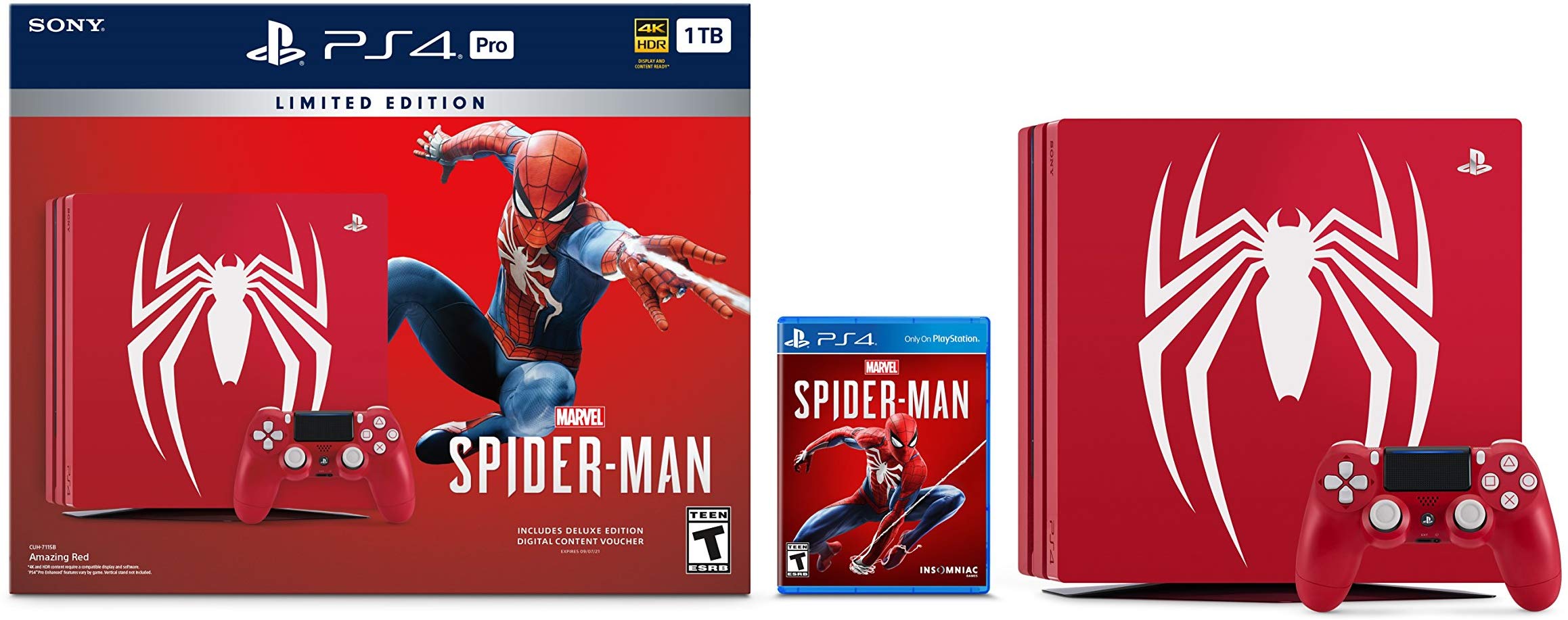 Playstation 4 Pro Spiderman bundle