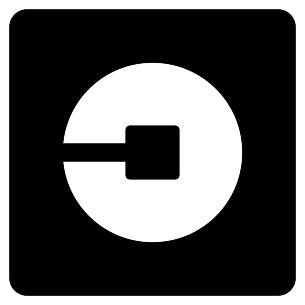 Uber logo, outdated as of publishing time
