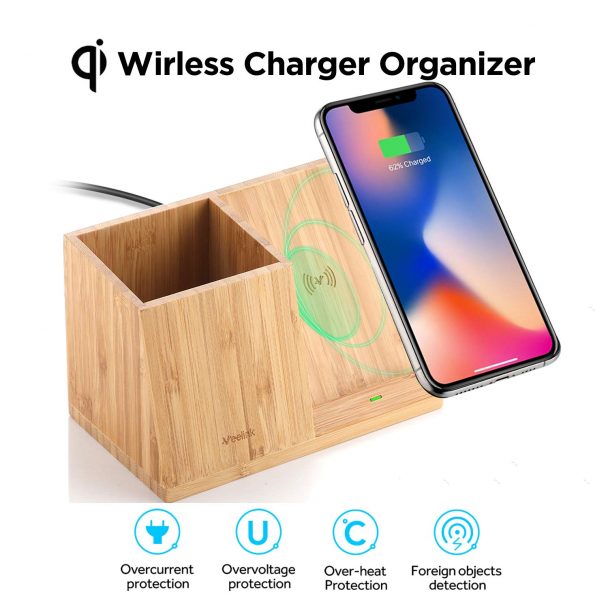 Veelink Bamboo Wireless Charger - for some reason we don't have an alt tag here