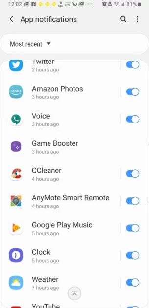 custom notification sounds for different apps android