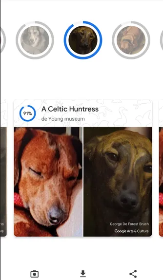 Google Arts and Culture pet portrait