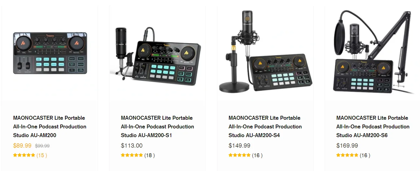 Maonocaster Lite offerings Feb 8, 2022