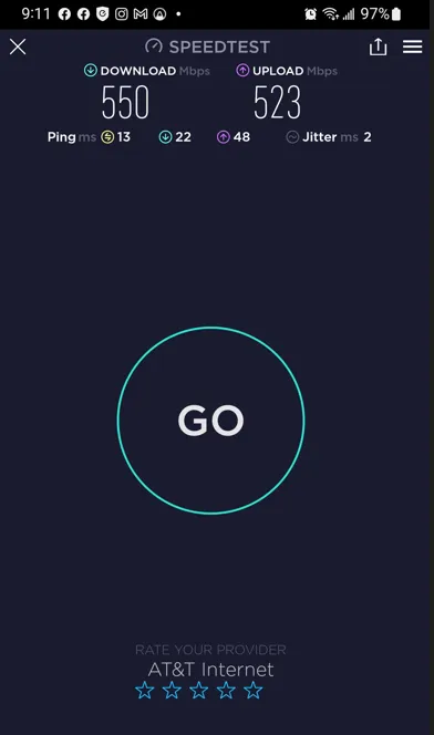 Ookla Speedtest