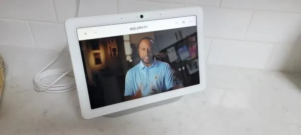 Google home hub sales plex