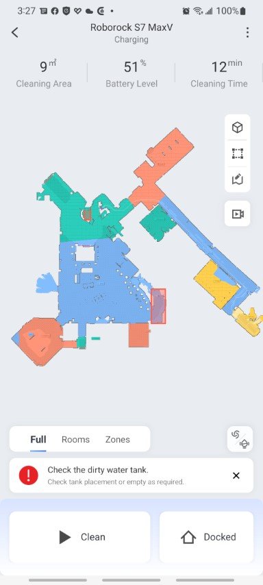 Roborock S7 MaxV Ultra mapping a whole lot of space