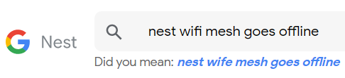 Nest Wifi + Mesh, not Nest Wife google