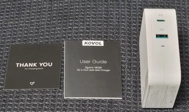 Kovol Sprint 140W USB-C PD charger