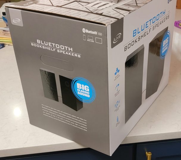 iLive Dual Bluetooth Bookshelf Speakers