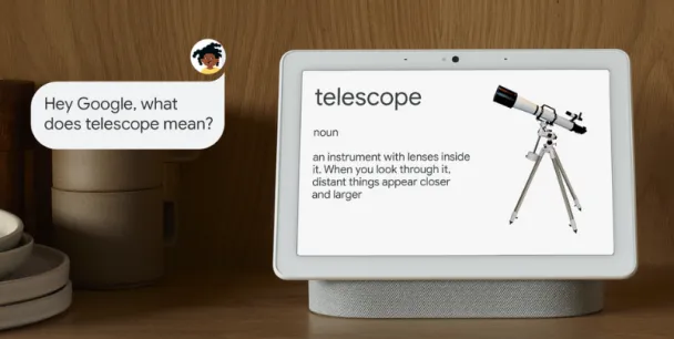 Google Assistant kids dictionary