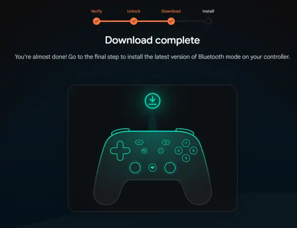 Stadia Bluetooth Mode update graphics