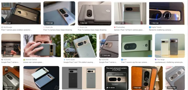 Pixel 7 Broken Camera Google Image Search