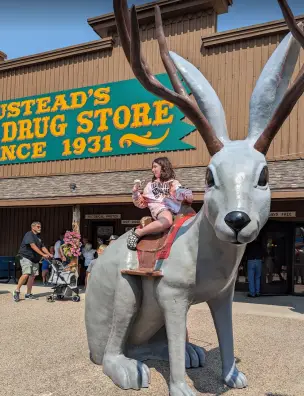 Wall Drug, Jackalope, Not taken with the Dash cam