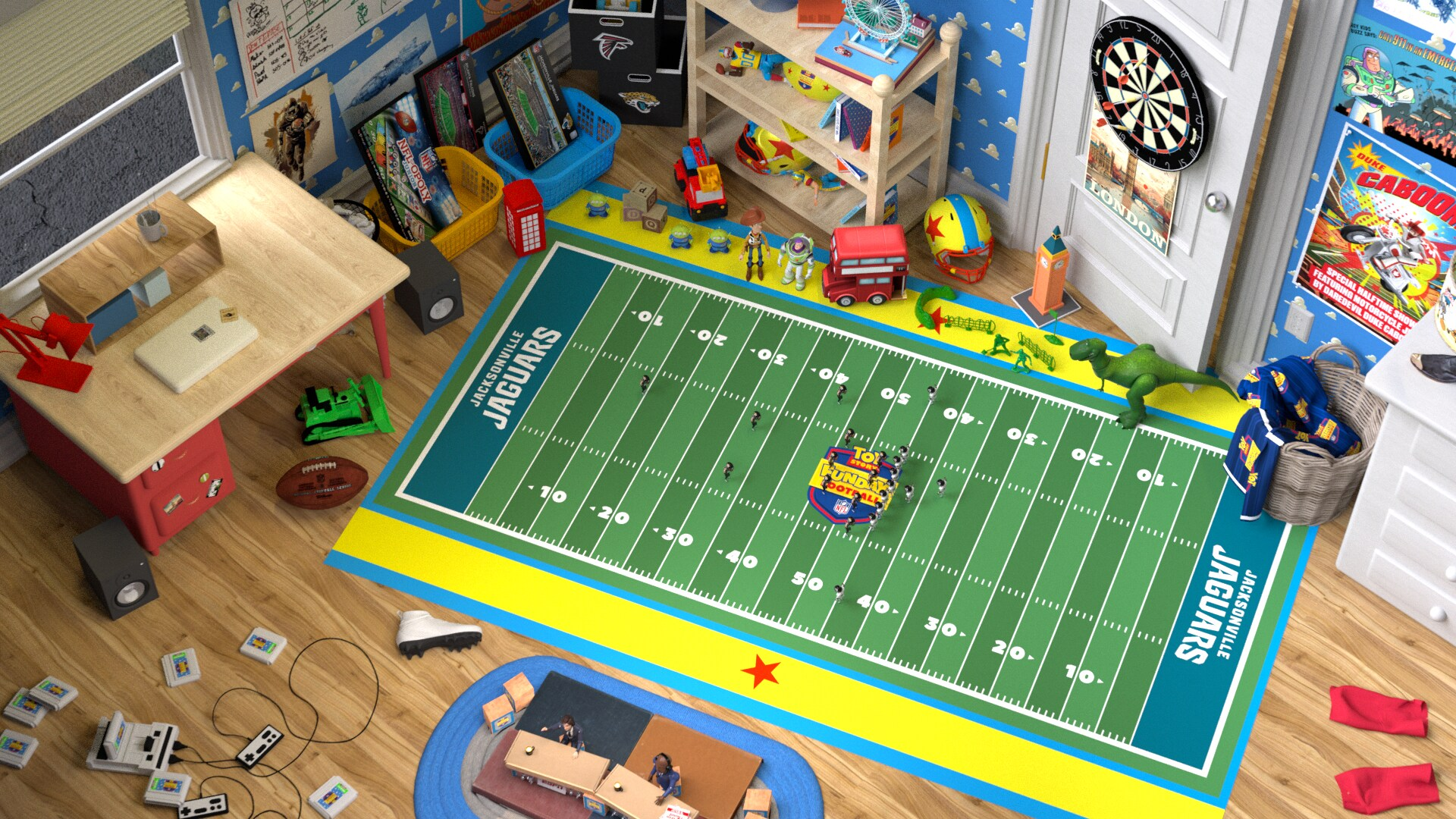 Andy's room for Toy Story Sports