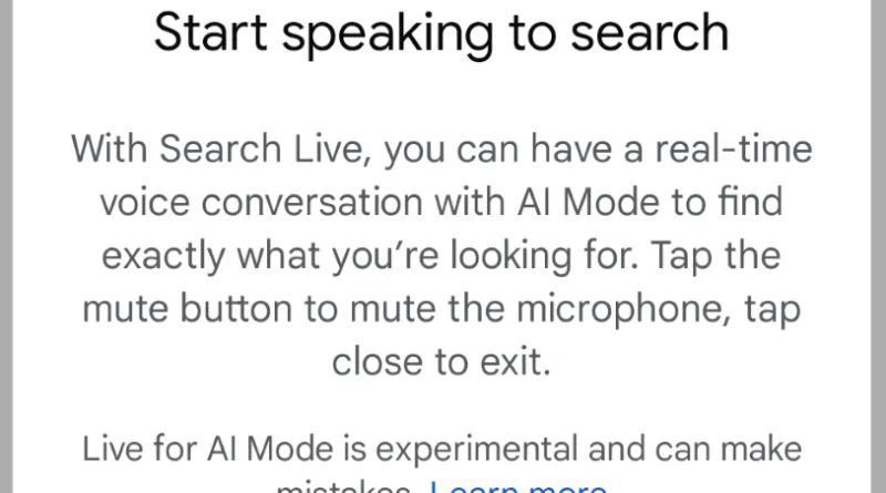 Google Search Live